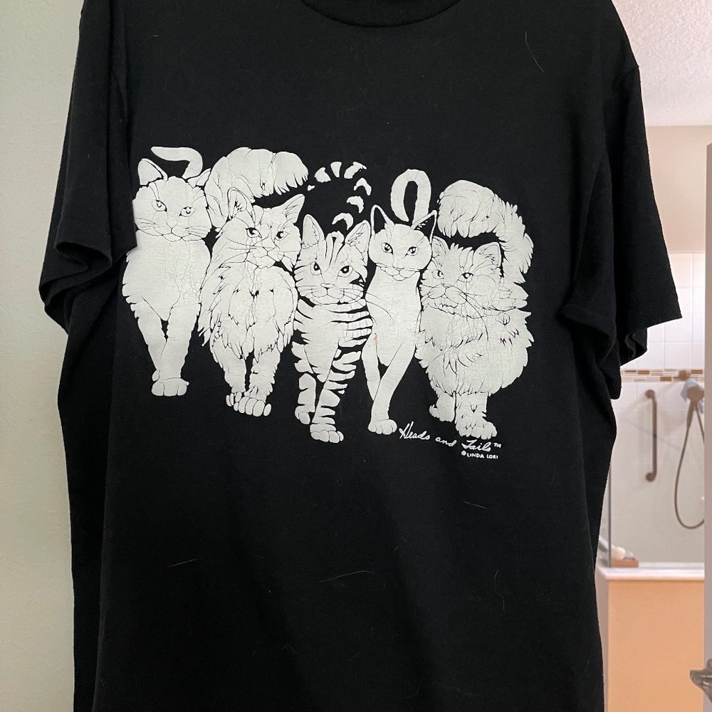 Linda Lori “Heads and Tails” Tee Shirt XL